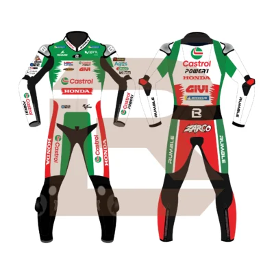 Johann Zarco Castrol Honda LCR MotoGP 2024 Suit Main Image