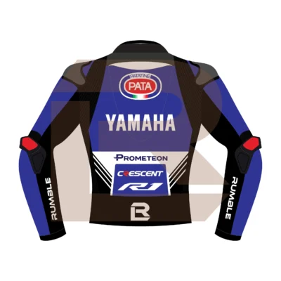 Jonathan Rea Pata Yamaha Prometeon WSBK 2024 Jacket Back Image