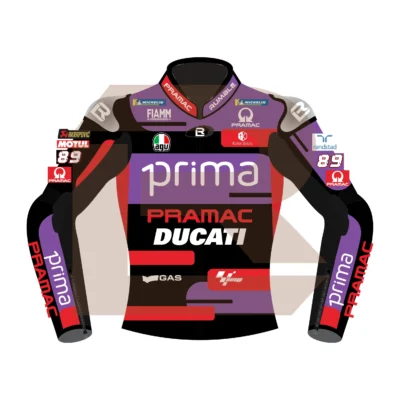 Jorge Martín Prima Pramac Racing MotoGP 2024 Jacket Front Image