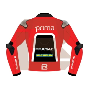 Jorge Martín Prima Pramac Racing MotoGP 75 British 2024 Jacket Back Image