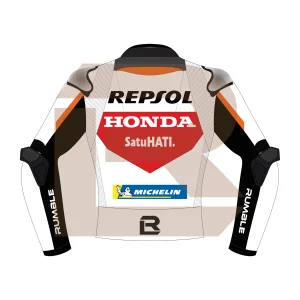 Luca Marini Repsol Honda Team MotoGP 2024 Jacket Back Image