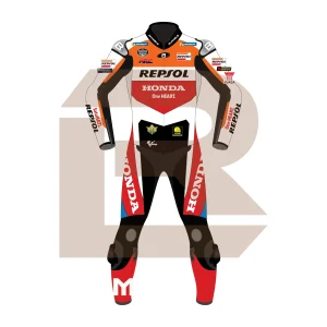 Luca Marini Repsol Honda Team MotoGP 2024 Suit Front Image