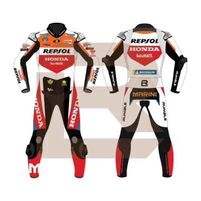 Luca Marini Repsol Honda Team MotoGP 2024 Suit Main Image
