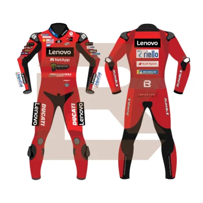 Marc Márquez Ducati Lenovo Team MotoGP 2025 Suit Main Image