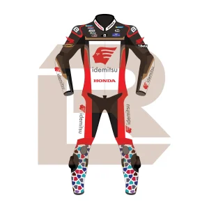 Takaaki Nakagami Idemitsu Honda LCR MotoGP 2025 Suit Front Image