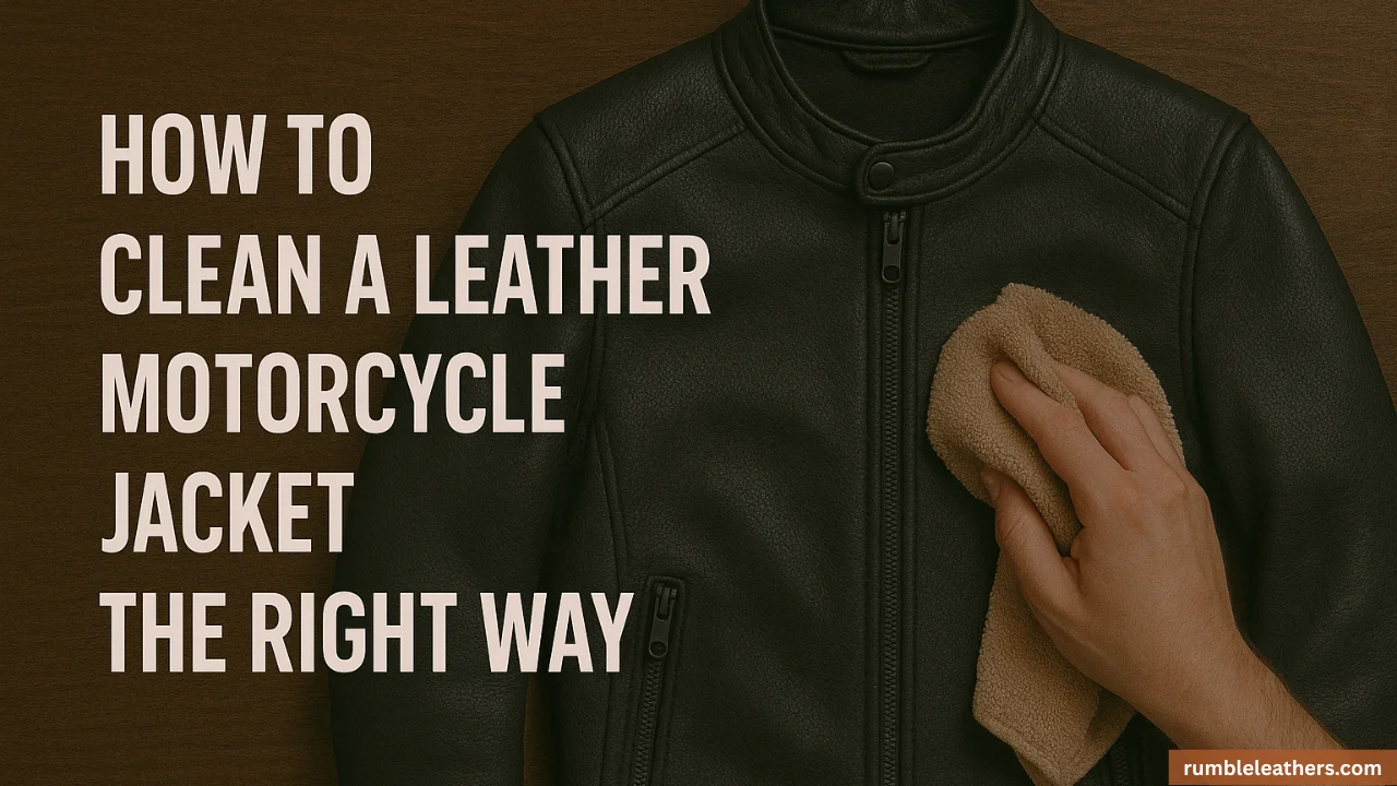 Clean Leather Motorcycle Jacket - Feature Image