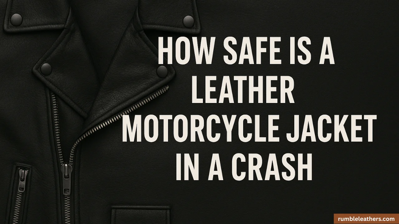 Leather Motorcycle Jacket in a Crash - Feature Image