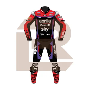 Aleix Espargaro Aprilia Racing MotoGP 2023 Suit Front Image