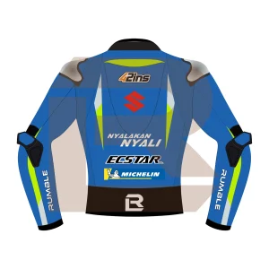 Alex Rins Team Suzuki Ecstar MotoGP 2017 Jacket Back Image