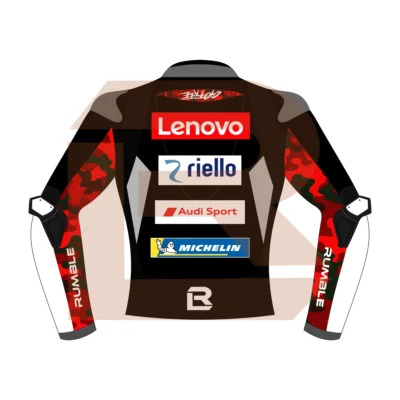 Francesco Bagnaia Winter Test Ducati Lenovo MotoGP 2025 Jacket Back Image