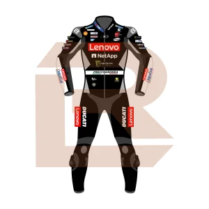 Francesco Bagnaia Winter Test Ducati Lenovo MotoGP 2025 Suit Front Image