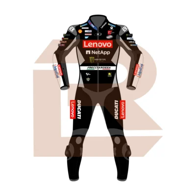 Francesco Bagnaia Winter Test Ducati Lenovo MotoGP 2025 Suit Front Image