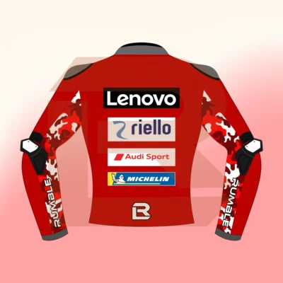 Francesco Bagnaia Ducati Lenovo MotoGP 2026 Jacket Back Image