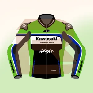 Garrett Gerloff Kawasaki WorldSBK 2026 Jacket Front Image