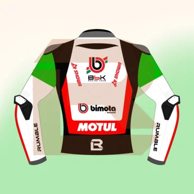 Alex Lowes Bimota by Kawasaki Racing WSBK 2026 Jacket Back Image