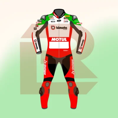 Alex Lowes Bimota by Kawasaki Racing WSBK 2026 Suit Front Image