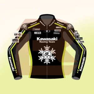 Alex Lowes Winter Test Kawasaki Racing Team WSBK 2024 Jacket Front Image