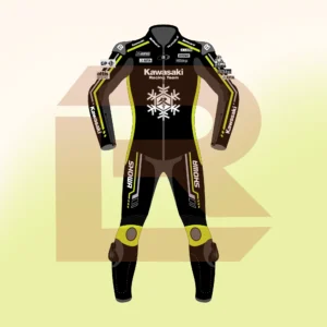 Alex Lowes Winter Test Kawasaki Racing Team WSBK 2024 Suit Front Image