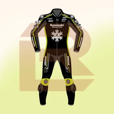 Alex Lowes Winter Test Kawasaki Racing Team WSBK 2024 Suit Front Image