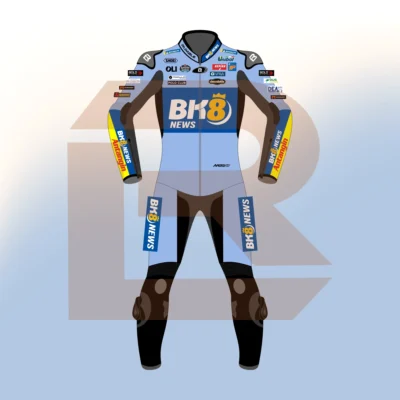 Álex Márquez BK8 Gresini Racing MotoGP 2026 Suit Front Image