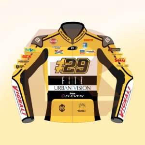 Andrea Iannone Ducati Team GoEleven WSBK 2024 Jacket Front Image
