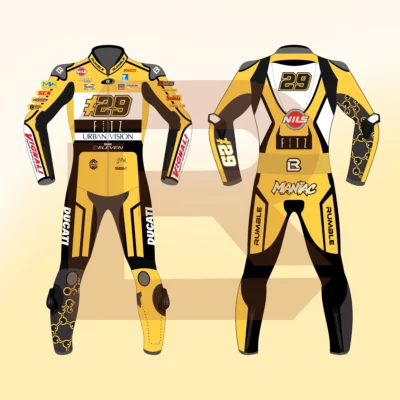 Andrea Iannone Ducati Team GoEleven WSBK 2024 Suit Main Image