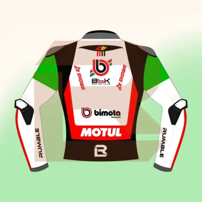 Axel Bassani Bimota by Kawasaki Racing WSBK 2026 Jacket Back Image