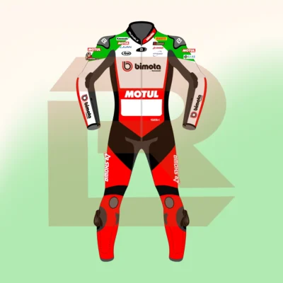 Axel Bassani Bimota by Kawasaki Racing WSBK 2026 Suit Front Image