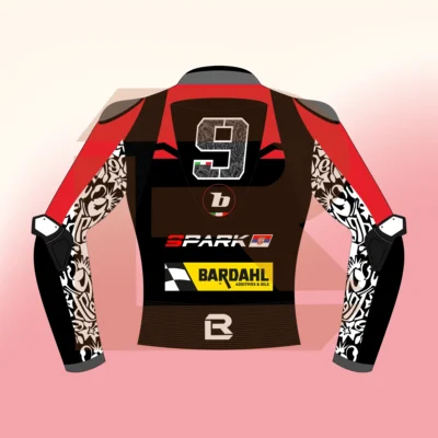Danilo Petrucci Ducati Barni Spark Racing WSBK 2024 Jacket Back Image