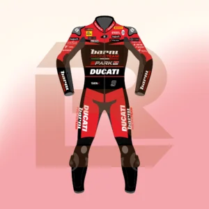Danilo Petrucci Ducati Barni Spark Racing WSBK 2024 Suit Front Image