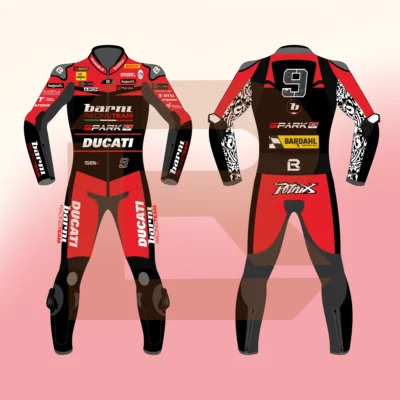 Danilo Petrucci Ducati Barni Spark Racing WSBK 2024 Suit Main Image