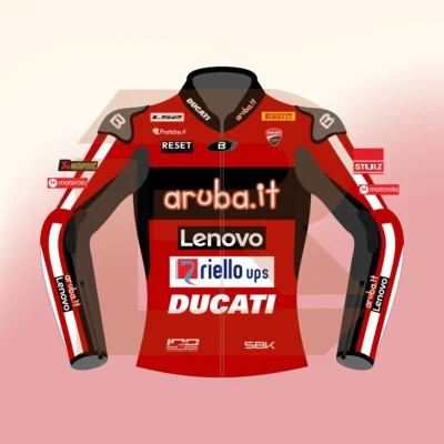 Iker Lecuona Aruba.it Racing - Ducati WSBK 2026 Jacket Front Image