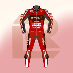 Iker Lecuona Aruba.it Racing - Ducati WSBK 2026 Suit Front Image
