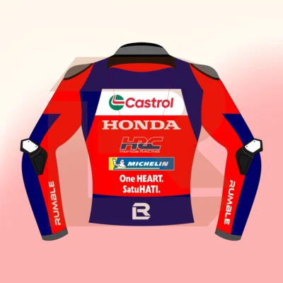Joan Mir Honda HRC Castrol MotoGP 2026 Jacket Back Image