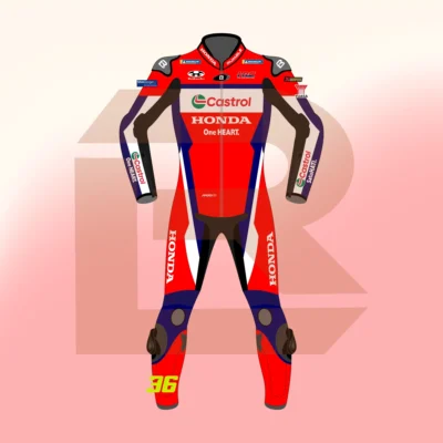 Joan Mir Honda HRC Castrol MotoGP 2026 Suit Front Image
