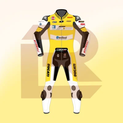 Lorenzo Baldassarri Ducati PATA GoEleven WSBK 2026 Suit Front Image