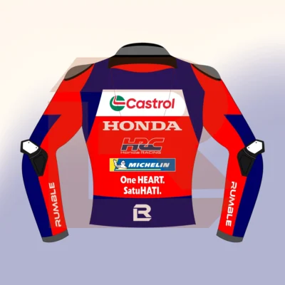 Luca Marini Honda HRC Castrol MotoGP 2026 Jacket Back Image