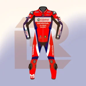 Luca Marini Honda HRC Castrol MotoGP 2026 Suit Front Image