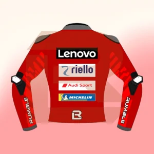 Marc Márquez Ducati Lenovo Team MotoGP 2026 Jacket Back Image