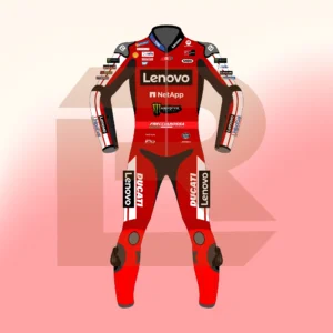 Marc Márquez Ducati Lenovo Team MotoGP 2026 Suit Front Image