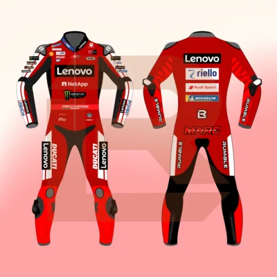 Marc Márquez Ducati Lenovo Team MotoGP 2026 Suit Main Image