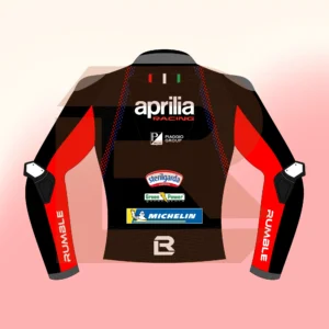 Marco Bezzecchi Aprilia Racing MotoGP 2026 Jacket Back Image