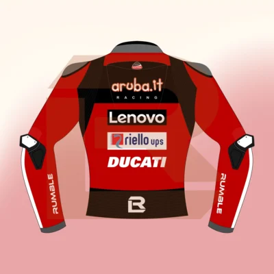 Nicolò Bulega Aruba.it Racing - Ducati WSBK 2026 Jacket Back Image