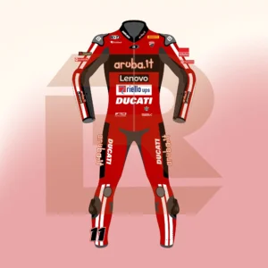 Nicolò Bulega Aruba.it Racing - Ducati WSBK 2026 Suit Front Image