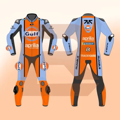 Raúl Fernández Gulf Aprilia Trackhouse MotoGP 2026 Suit Main Image