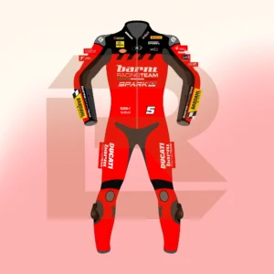 Yari Montella Ducati Barni Spark Racing WSBK 2026 Suit Front Image