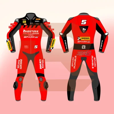 Yari Montella Ducati Barni Spark Racing WSBK 2026 Suit Main Image