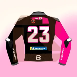 Enea Bastianini Winter Test Ducati Lenovo MotoGP 2024 Jacket Back Image