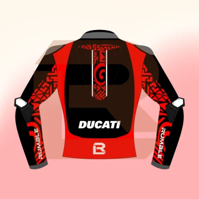 Francesco Bagnaia Winter Test Ducati Lenovo MotoGP 2024 Jacket Back Image