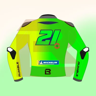 Franco Morbidelli Winter Test Prima Pramac Racing MotoGP 2024 Jacket Back Image